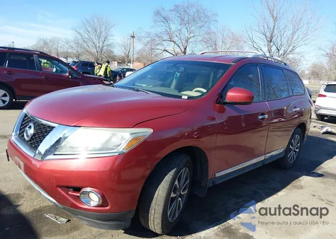 2013 Nissan Pathfinder Sl из США, поврежденный, VIN 5N1AR2MN4DC647805